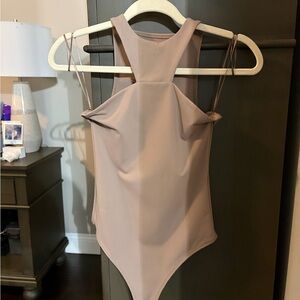 Abercrombie and Fitch Taupe Bodysuit